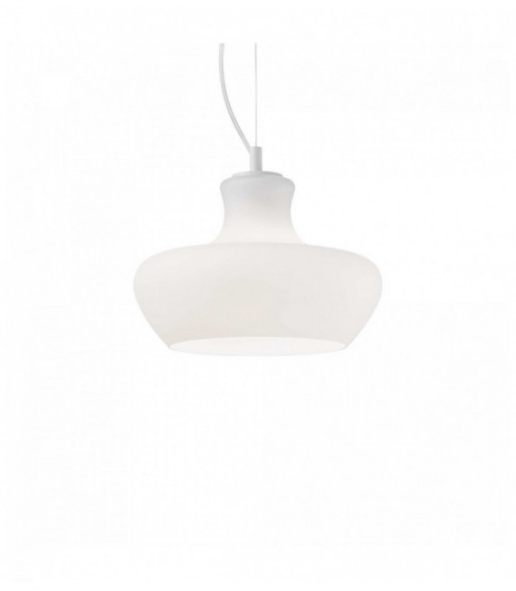 ALADINO White Pendelleuchte 1 Glühlampe Durchmesser 30 cm