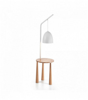 PIANO weiße Stehlampe 1 Glühbirne