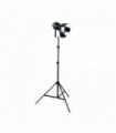 Floor lamp black MOVIE 1 bulb