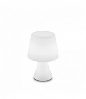Lámpara de mesa LIVE blanca con 1 luz