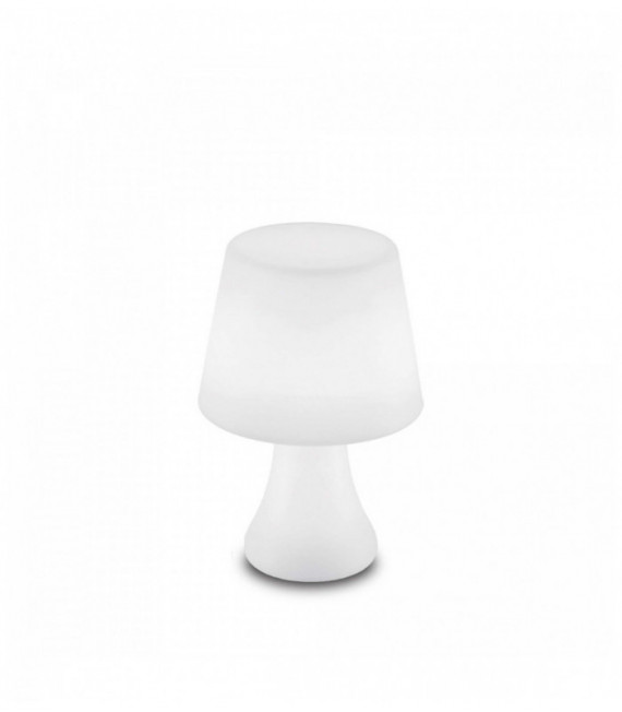 Lámpara de mesa LIVE blanca con 1 luz