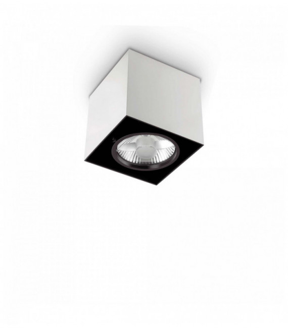 Plafoniera design bianca MOOD 1 lampadina