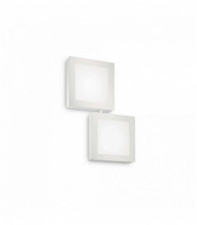 Aplique de pared blanco UNION 2 bombillas