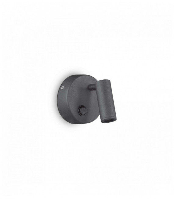 Black wall lamp PAGE 1 bulb Diameter 100 Cm
