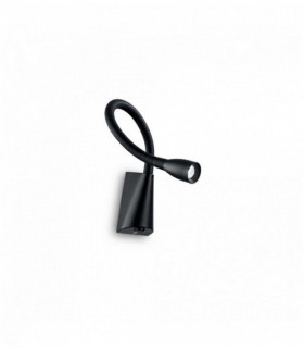 GOOSE aplique negro 1 bombilla