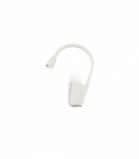 Aplique GOOSE blanco con 1 luz