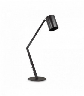 Stehlampe Schwarz BIN 1 Glühbirne
