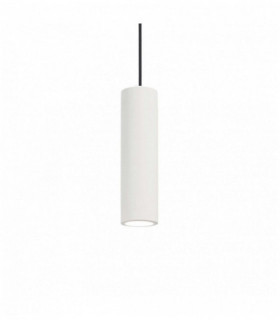 Weiße Pendelleuchte EICHE 1 Glühbirne Breite 42 cm
