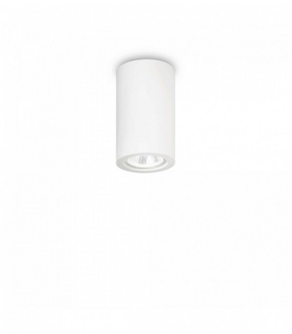 White ceiling lamp TOWER 1 bulb Diameter 7 Cm