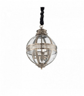Lampada a sospensione MONDO marrone 3 lampadine