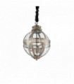 Brown WORLD pendant light 3 bulbs