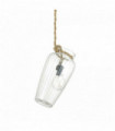 Suspension design Transparente POTTY 1 ampoule