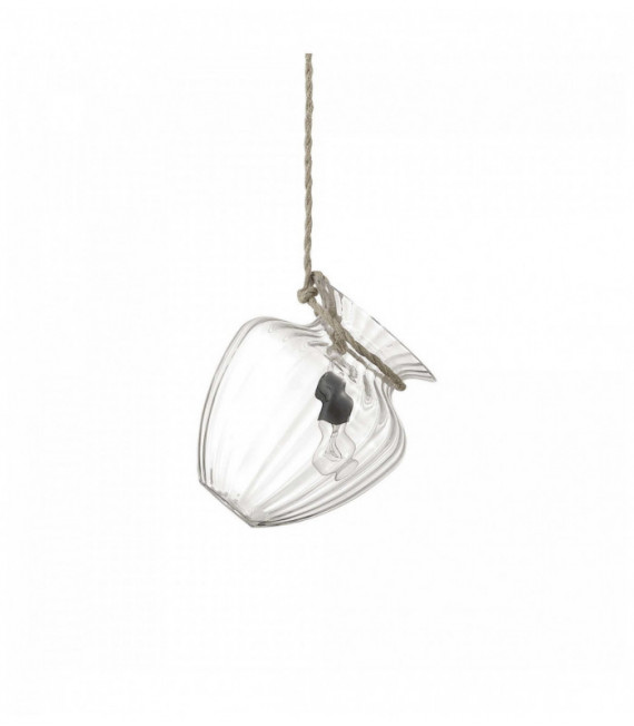 Transparent POTTY pendant light 1 bulb