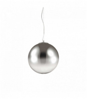 Sospensione Cromata MAPA FADE 1 Lampadina Diametro 30 Cm