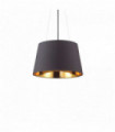 NORDIK black pendant light 4 bulbs