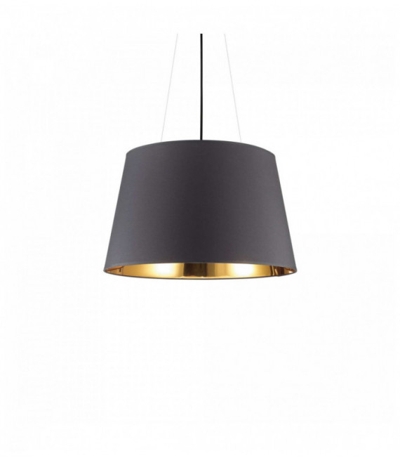 NORDIK black pendant light 6 bulbs