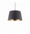 NORDIK black pendant light 6 bulbs