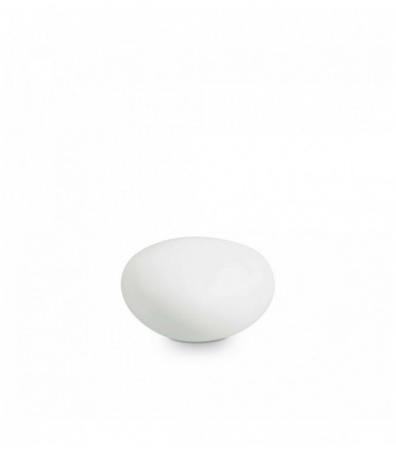 Lampada da terra bianca SASSO 1 lampadina Larghezza 20 Cm