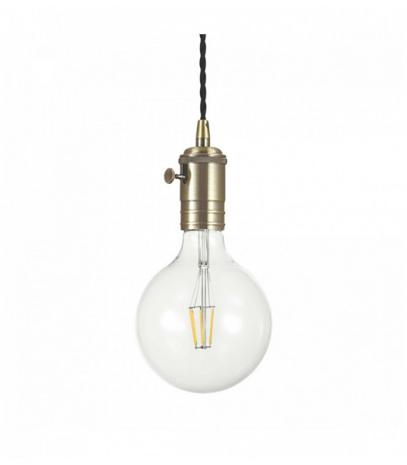 Lampada a sospensione marrone DOC 1 lampadina
