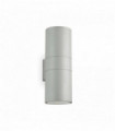 Gray wall light GUN 2 bulbs