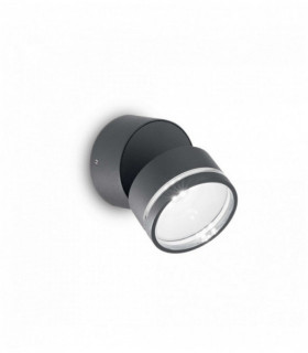 OMEGA ROUND Anthrazit Wandleuchte 6 Glühbirnen