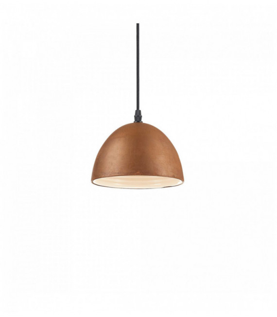 Suspension Corten FOLK 1 ampoule Diamètre 43 Cm