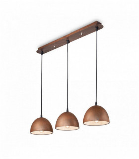 Corten FOLK lampada a sospensione 3 lampadine