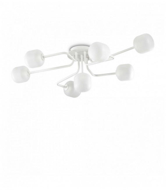 Plafonnier Blanc MALLOW 7 ampoules