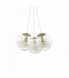 MAPA SAT Brass Pendant 3 bulbs