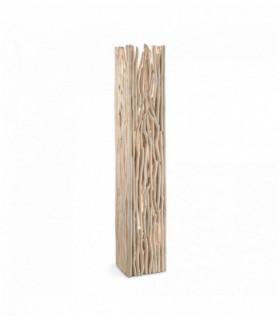 Lampada da terra in legno DRIFTWOOD 2 lampadine