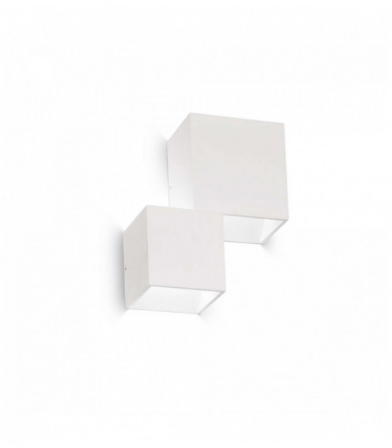 Aplique RUBIK blanco con 2 luces