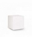 White floor lamp LUNA 1 bulb Height 29 Cm