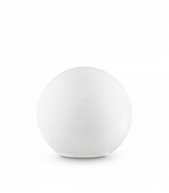 SOLE weiße Stehlampe 1 Glühlampe Durchmesser 40 cm