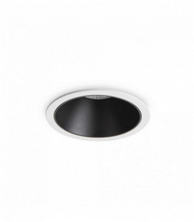 Einbaustrahler Weiß / Schwarz GAME 1 Glühlampe aus Aluminium