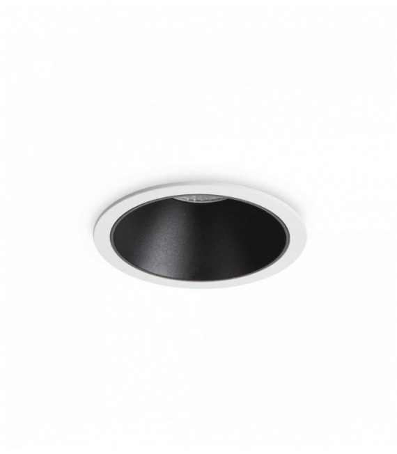 Spot encastré Blanc/Noir GAME 1 ampoule en Aluminium