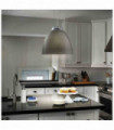 Suspension Grise TOLOMEO 1 ampoule