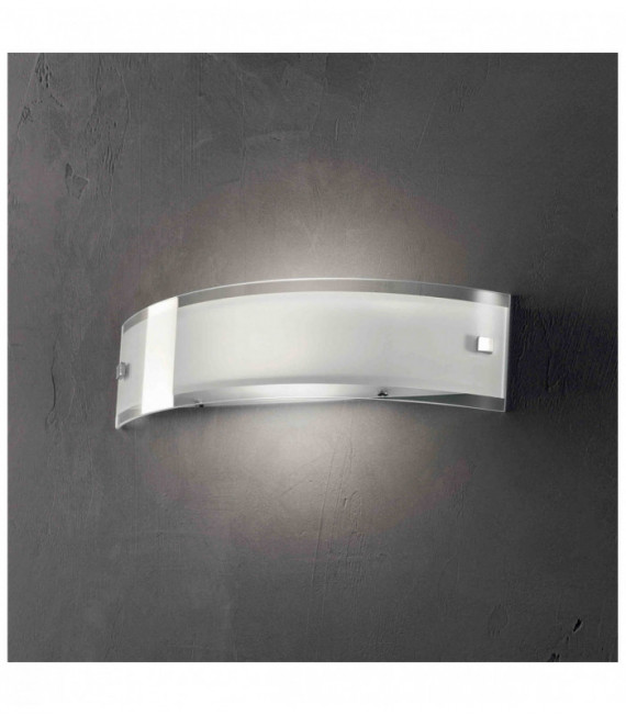 Weiße Wandleuchte DENIS 1 Glühlampe Durchmesser 20 cm