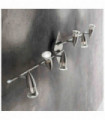 Plafonnier Nickel ALFA 6 ampoules