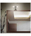 Applique murale Chromée DOUBLE 2 ampoules