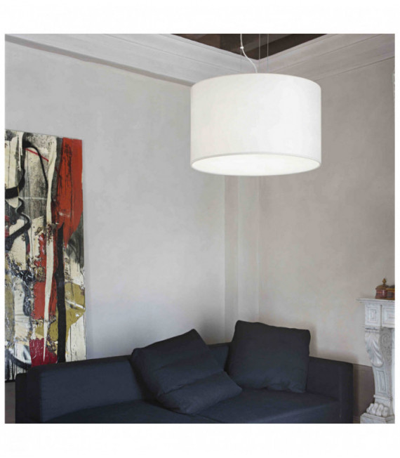 Lampada a sospensione bianca WHEEL 3 lampadine