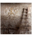 Suspension Blanche antique FIRENZE 8 ampoules