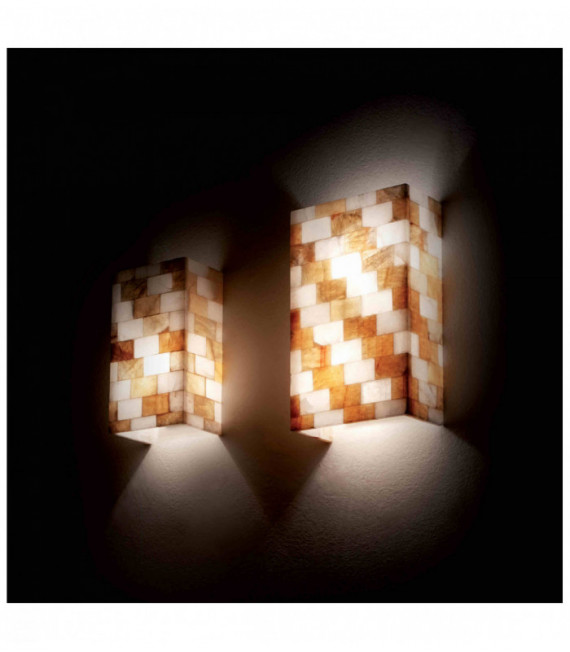 Applique murale Ambrée SCACCHI 1 ampoule