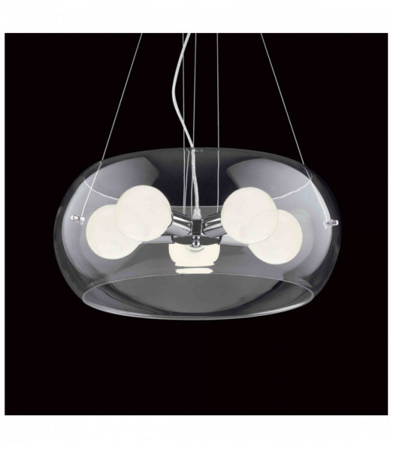 Sospensione trasparente AUDI-10 5 lampadine
