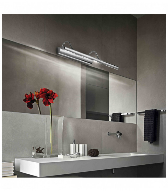 Aplique de pared cromado MIRROR-10 4 bombillas