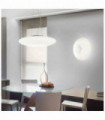 GLORY white ceiling lamp 5 bulbs