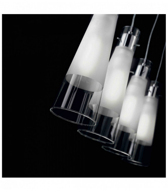 Suspension Transparente KUKY 4 ampoules