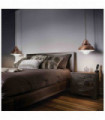 SAILOR copper pendant lamp 1 metal bulb