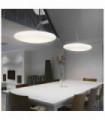 SMARTIES BIANCO white pendant light 3 bulbs Diameter 33 Cm