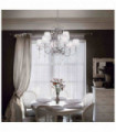 SENIX chrome crystal pendant light 9 bulbs