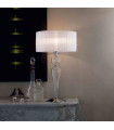 DUCHESSA Transparent table lamp 1 metal bulb